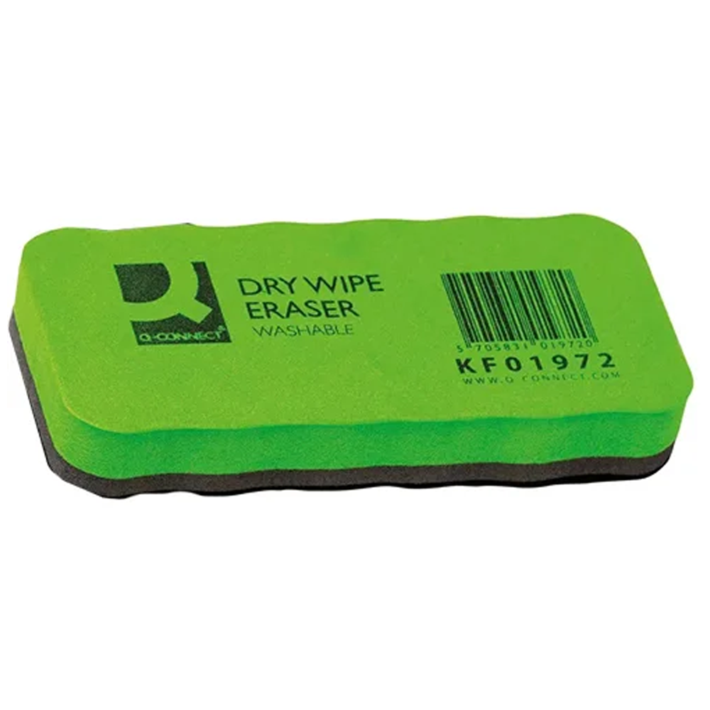 Q-Connect Drywipe Washable Whiteboard Eraser